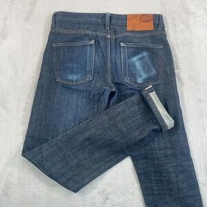 NAKED & FAMOUS Supper Skinny Guy Jean Men 32x34.5 Blue 12.5oz Japanese‎ Selvedge